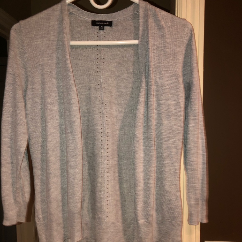 Grey cardigan